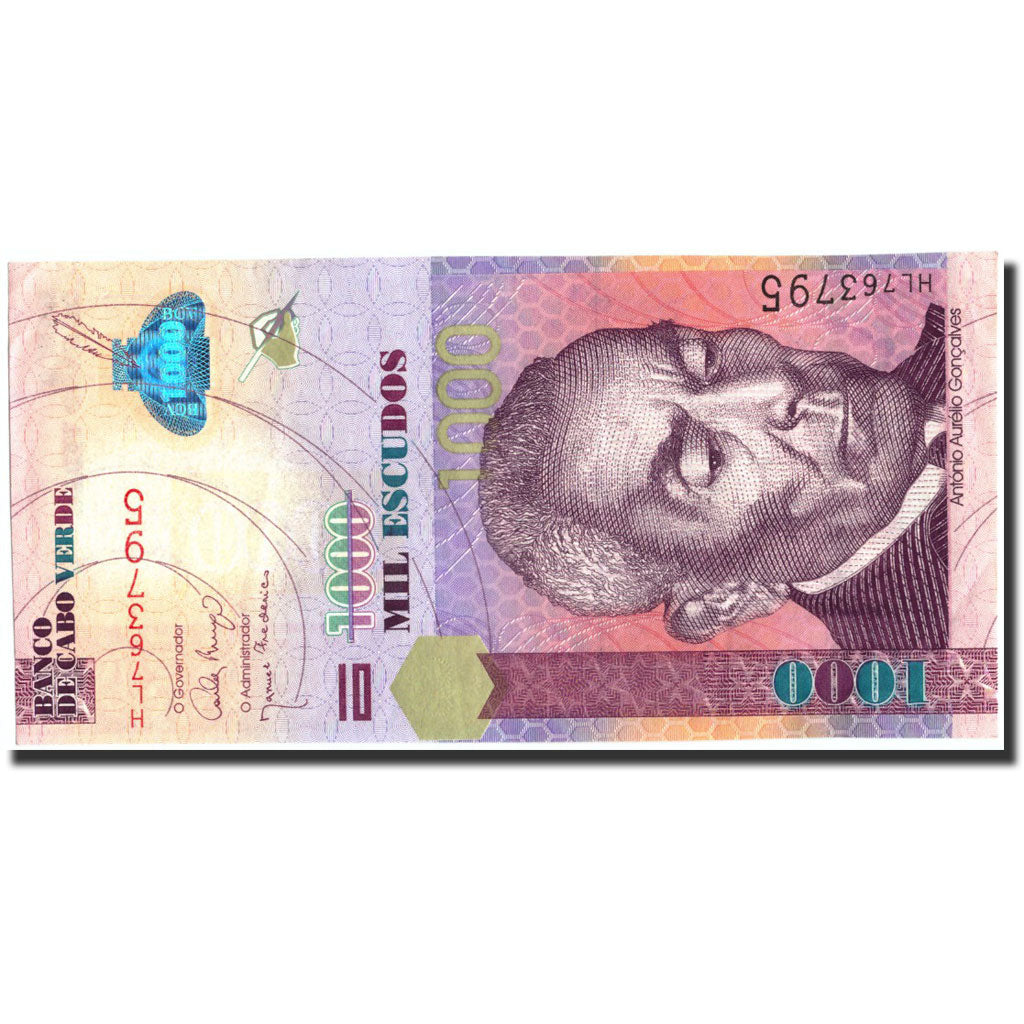 Cape Verde, 1000 Escudos, 2007, KM:70a, 2007-09-25, EF(40-45)