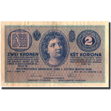 Austria, 2 Kronen, 1914, KM:17a, 1914-08-05, EF(40-45)