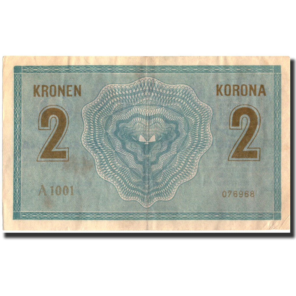 Austria, 2 Kronen, 1914, KM:17a, 1914-08-05, EF(40-45)