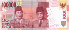Banknote, Indonesia, 100,000 Rupiah, 2014, 2014, KM:153a, UNC(65-70)