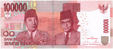 Banknote, Indonesia, 100,000 Rupiah, 2014, 2014, KM:153a, UNC(65-70)