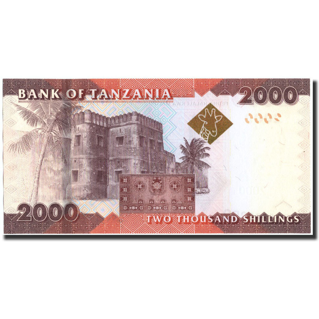 Banconote, Tanzania, 2000 Shilingi, 2010, KM:42, 2010, FDS