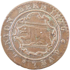 Switzerland, 5 Rappen, 1826, KM #192, AU(50-53), Billon, 2.10