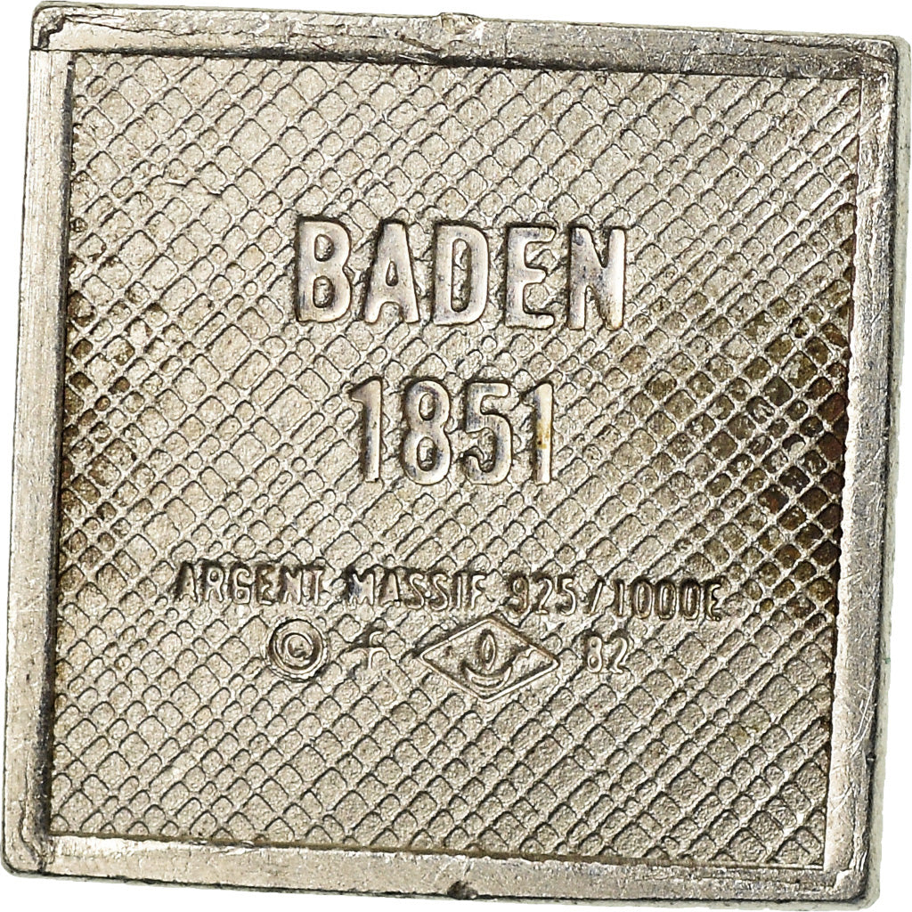 Niemcy, Medal, Timbre, Baden, 1982, AU(55-58), Srebro