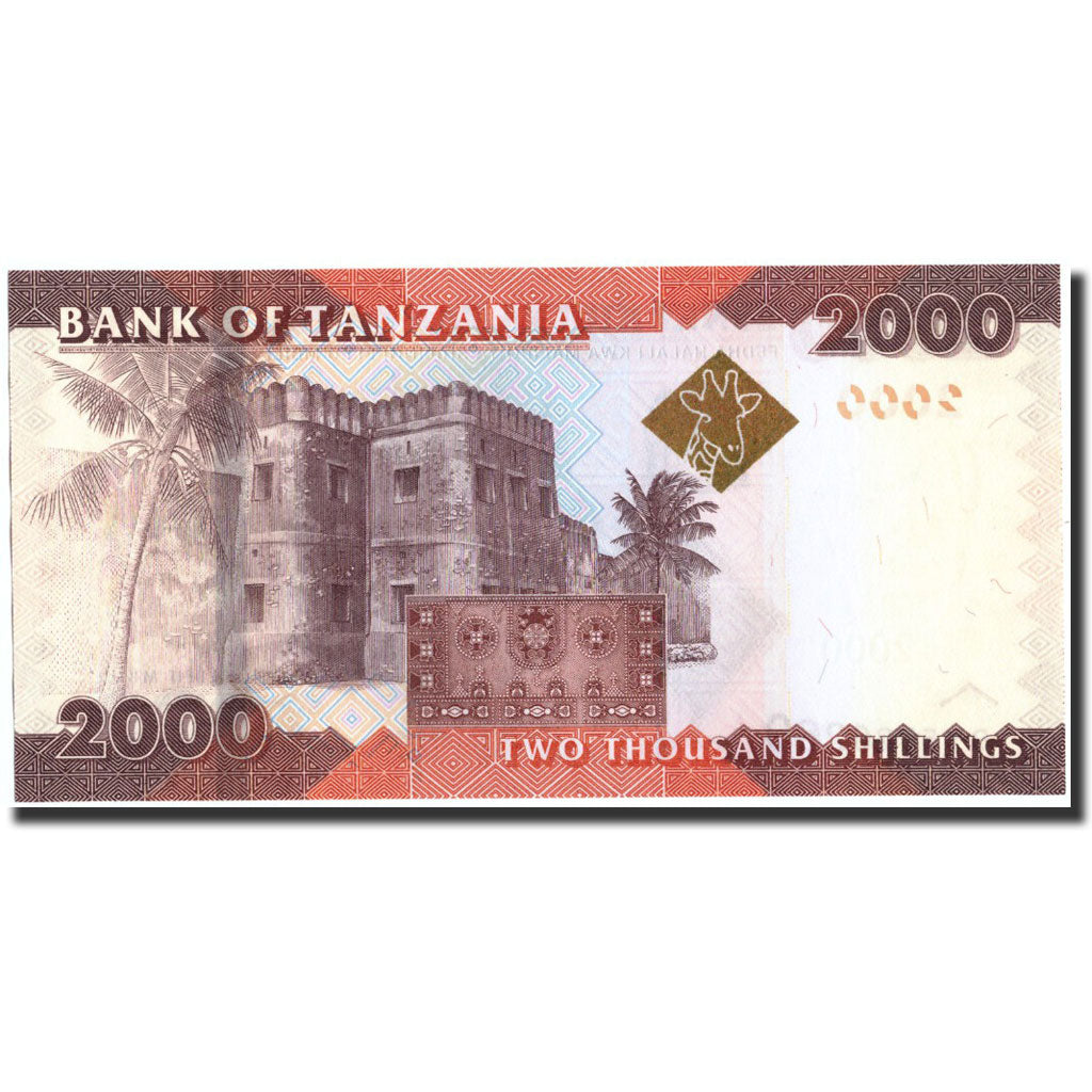 Banconote, Tanzania, 2000 Shilingi, Undated (2010), KM:42, Undated (2010), FDS