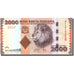 Banconote, Tanzania, 2000 Shilingi, 2010, KM:42, Undated (2010), SPL+