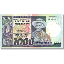 Geldschein, Madagascar, 1000 Francs = 200 Ariary, Undated, Undated, KM:65a, SS