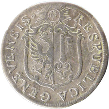 Switzerland, 6 Sols, 1765, KM #82, EF(40-45), Billon, 2.40