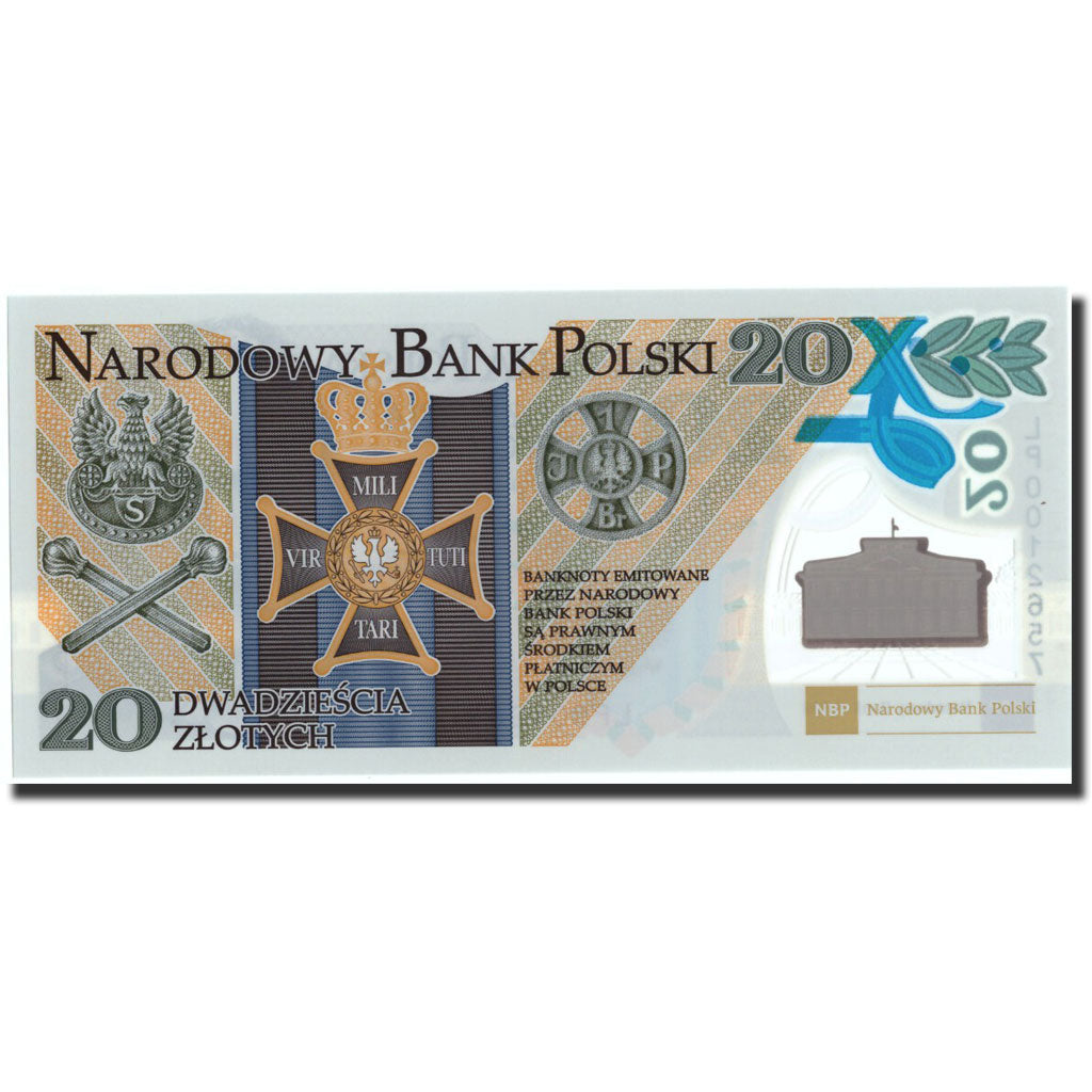 Poland, 20 Zlotych, 2014, KM:187, 2014-01-16, UNC(65-70)
