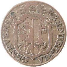 Switzerland, 6 Sols, 1791, KM #82, F(12-15), Billon, 2.30