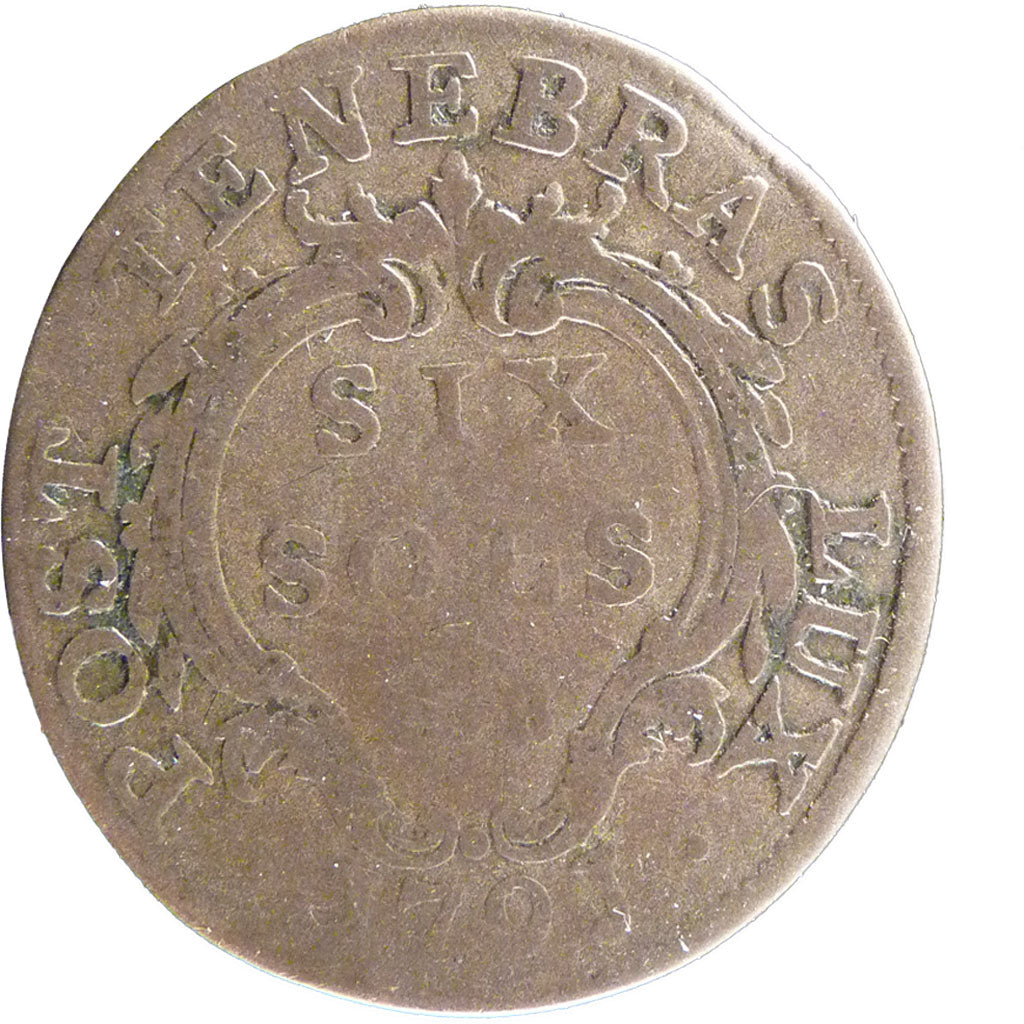 Switzerland, 6 Sols, 1791, KM #82, F(12-15), Billon, 2.30
