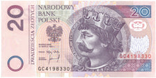 Banknote, Poland, 20 Zlotych, 1994, 1994-03-25, KM:174a, UNC(65-70)