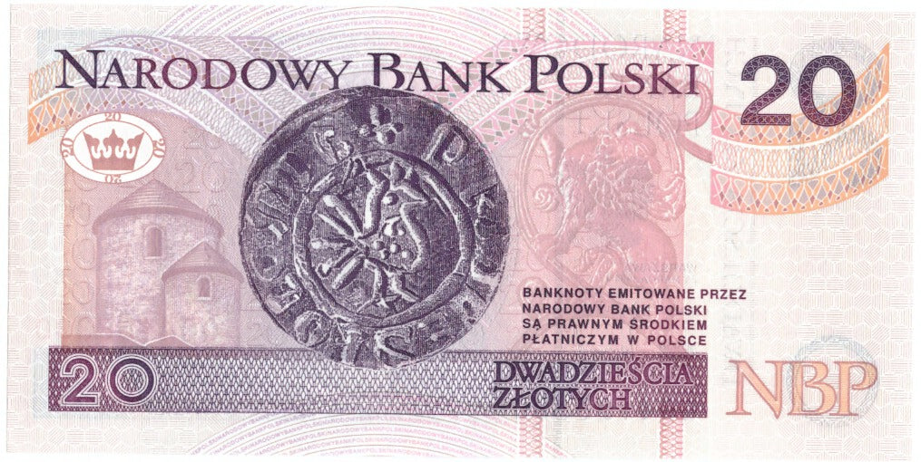Banknote, Poland, 20 Zlotych, 1994, 1994-03-25, KM:174a, UNC(65-70)