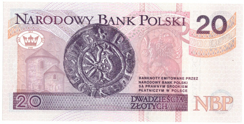 Banknote, Poland, 20 Zlotych, 1994, 1994-03-25, KM:174a, UNC(65-70)