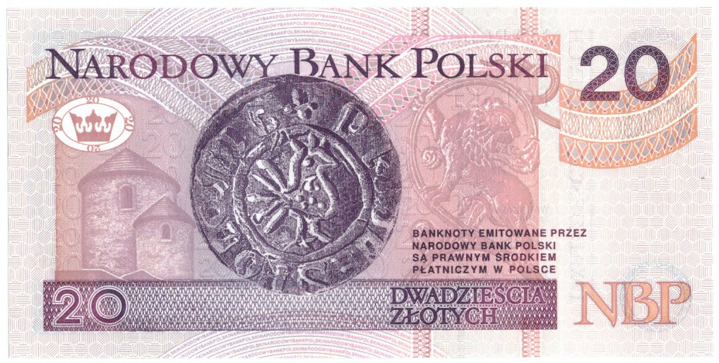Banknote, Poland, 20 Zlotych, 1994, 1994-03-25, KM:174a, UNC(65-70)