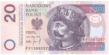 Banknote, Poland, 20 Zlotych, 1994, 1994-03-25, KM:174a, UNC(65-70)