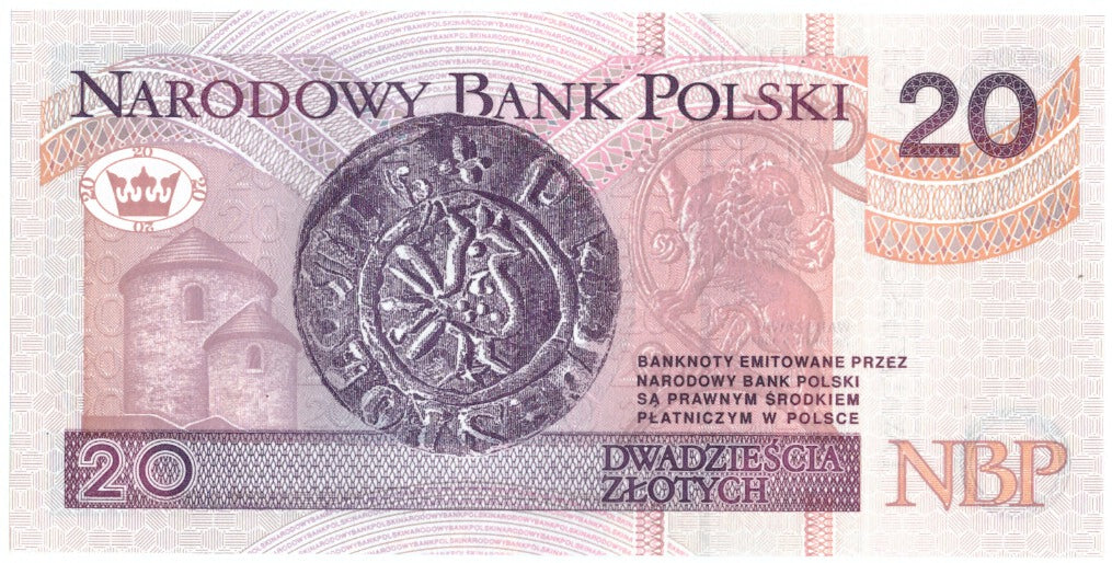 Banknote, Poland, 20 Zlotych, 1994, 1994-03-25, KM:174a, UNC(65-70)