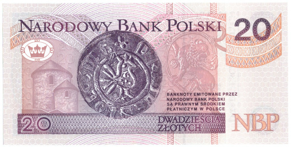 Banknote, Poland, 20 Zlotych, 1994, 1994-03-25, KM:174a, UNC(65-70)