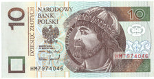 Geldschein, Polen, 10 Zlotych, 1994, 1994-03-25, KM:173a, UNZ