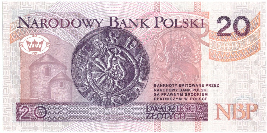 Banknote, Poland, 20 Zlotych, 1994, 1994-03-25, KM:174a, UNC(65-70)