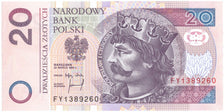 Banknote, Poland, 20 Zlotych, 1994, 1994-03-25, KM:174a, UNC(65-70)