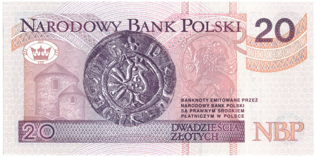 Banknote, Poland, 20 Zlotych, 1994, 1994-03-25, KM:174a, UNC(65-70)