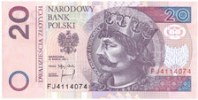 Banknote, Poland, 20 Zlotych, 1994, 1994-03-25, KM:174a, UNC(65-70)