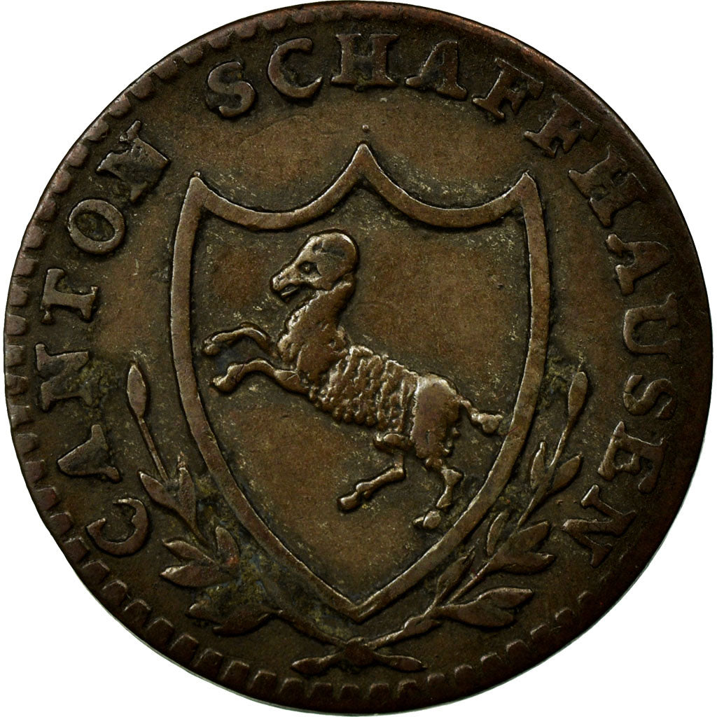 Münze, SWISS CANTONS, SCHAFFHAUSEN, Kreuzer, 1808, S, Billon, KM:65