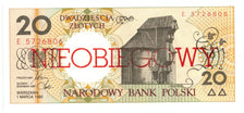 Banknote, Poland, 20 Zlotych, 1990, 1990-03-01, KM:168a, UNC(65-70)