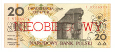 Poland, 20 Zlotych, 1990, 1990-03-01, KM:168a, UNC(65-70)