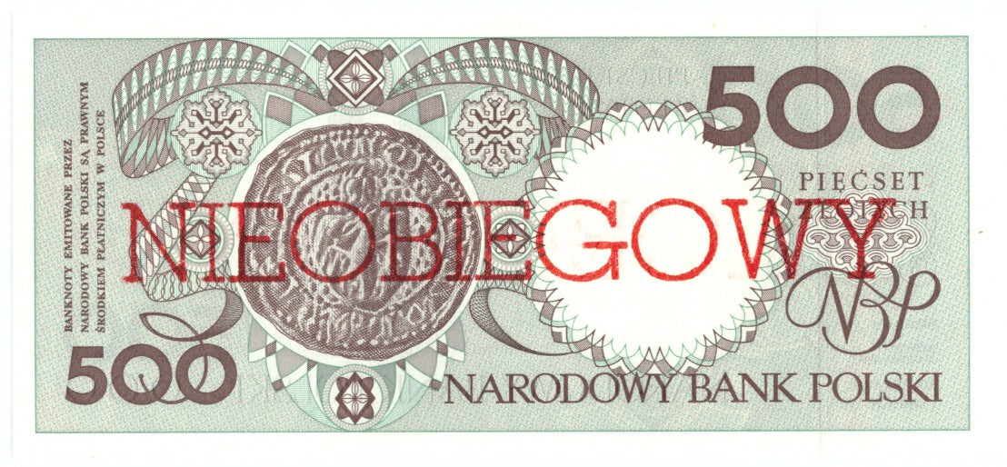 Banknote, Poland, 500 Zlotych, 1990, 1990-03-01, KM:172a, UNC(65-70)