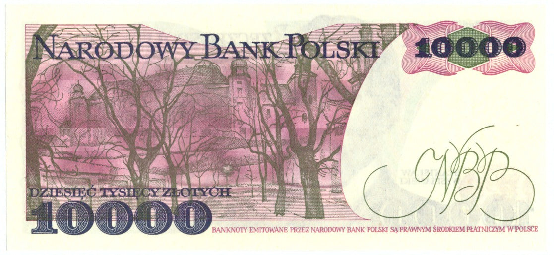 Polonia, 10,000 Zlotych, 1988, KM:151b, 1988-12-01, FDS