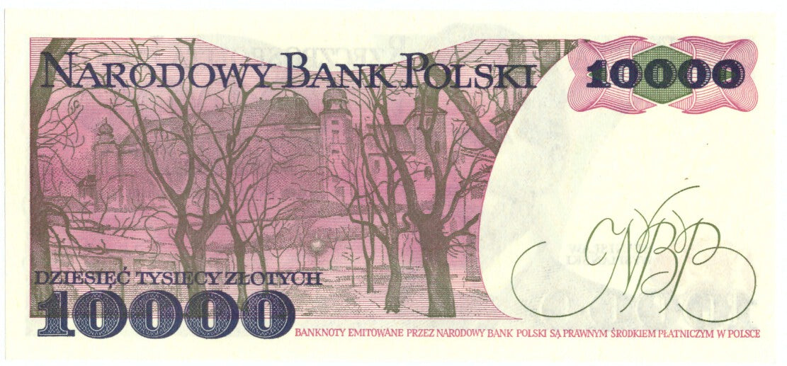 Banknote, Poland, 10,000 Zlotych, 1988, 1988-12-01, KM:151b, UNC(65-70)