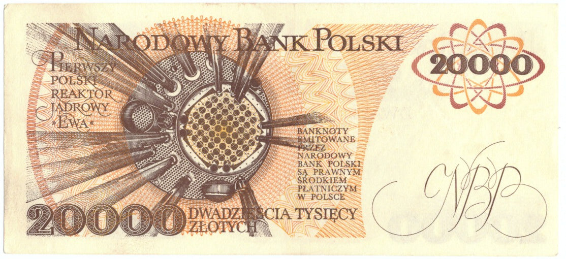 Poland, 20,000 Zlotych, 1989, 1989-02-01, KM:152a, UNC(65-70)