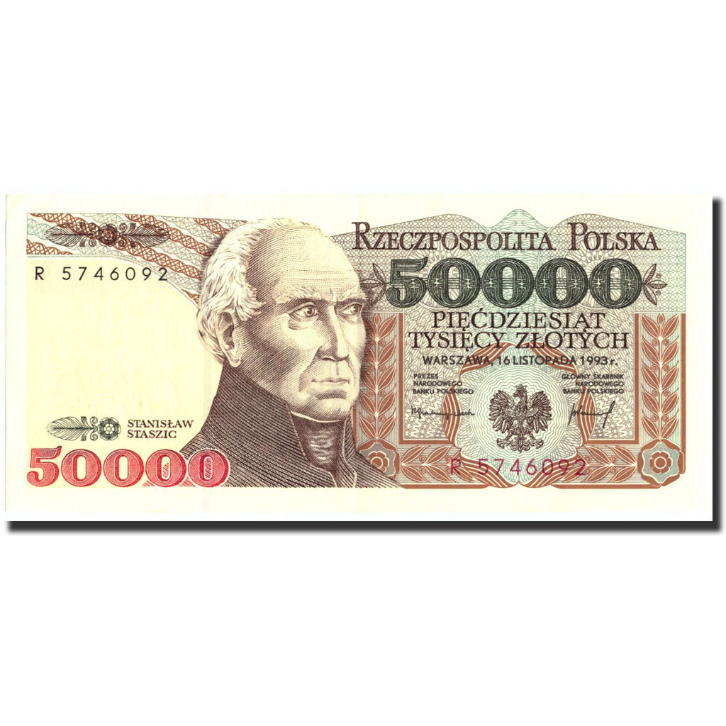 Poland, 50,000 Zlotych, 1989, 1989-02-01, KM:153a, AU(55-58)