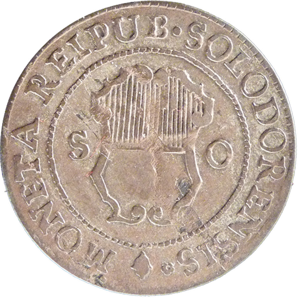 Switzerland, 1/2 Batzen, 1793, KM #35, AU(55-58), Billon, 1.70