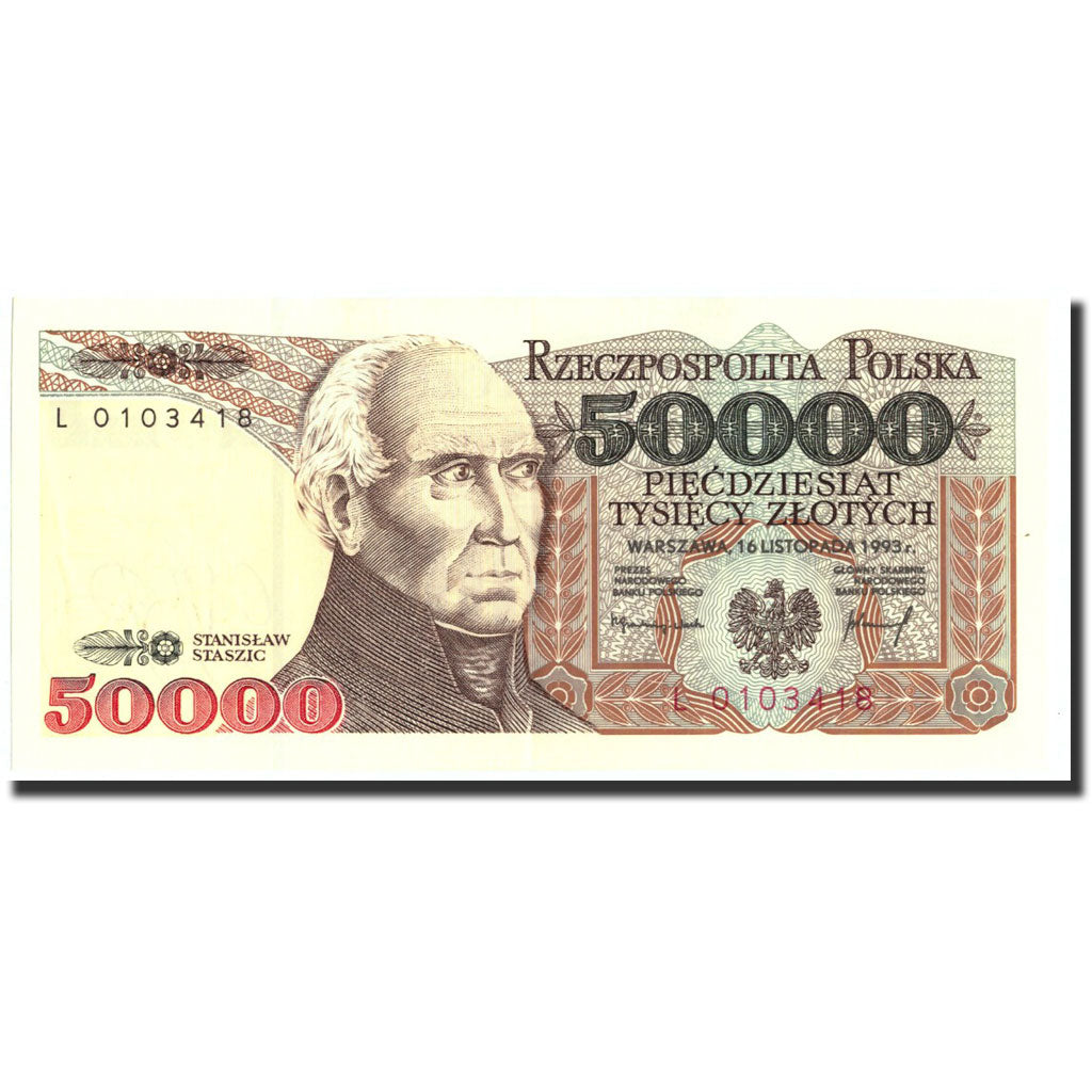 Poland, 50,000 Zlotych, 1989, 1989-02-01, KM:153a, AU(55-58)