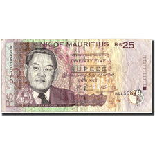 Banknote, Mauritius, 25 Rupees, 2009, 2009, KM:49c, VG(8-10)