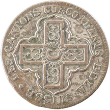 Switzerland, Batzen, 1827, KM #20, AU(55-58), Billon, 2.30