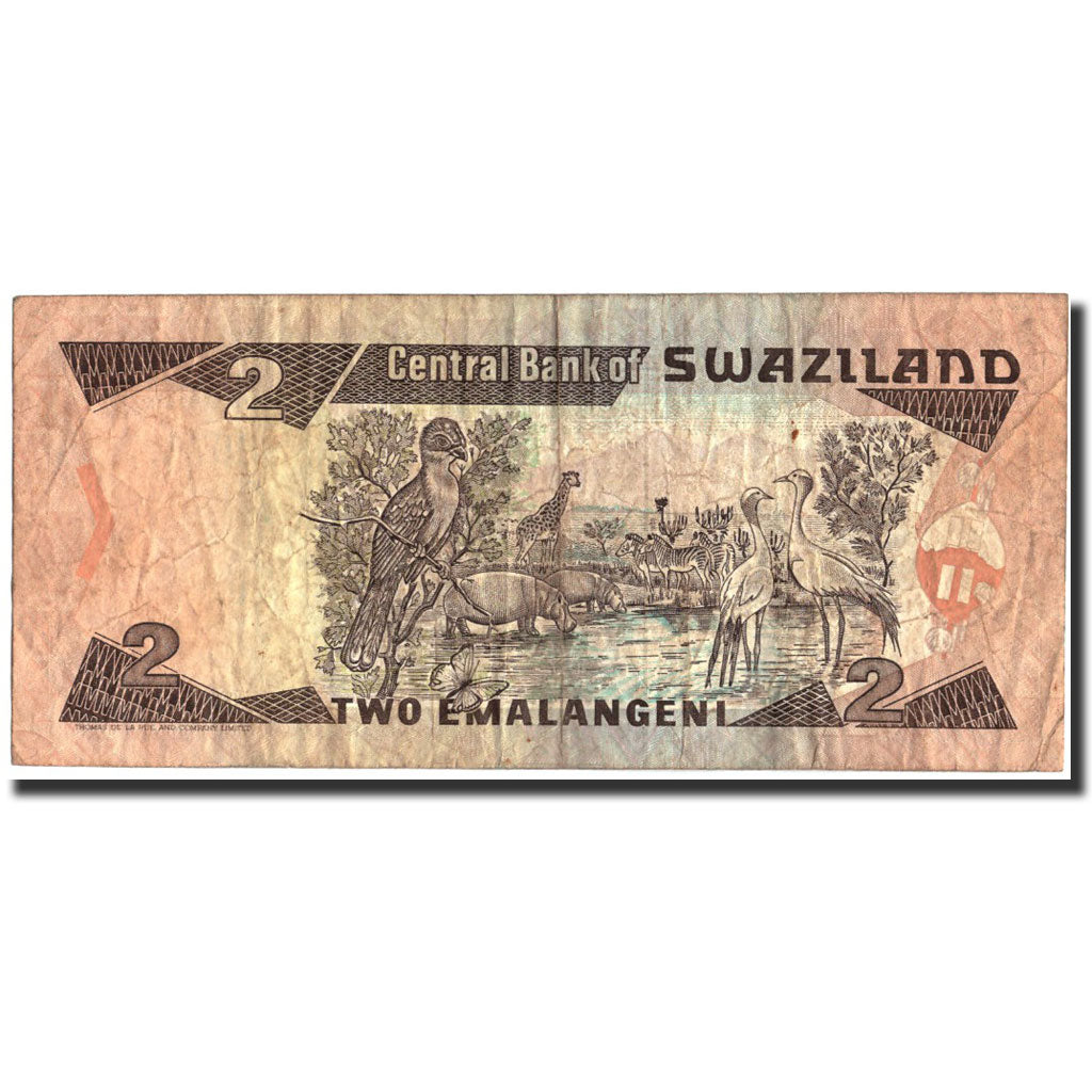 Banknote, Swaziland, 2 Emalangeni, 1994, 1994, KM:18b, VF(20-25)