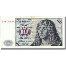 Banknote, GERMANY - FEDERAL REPUBLIC, 10 Deutsche Mark, 1960, 1960-01-02