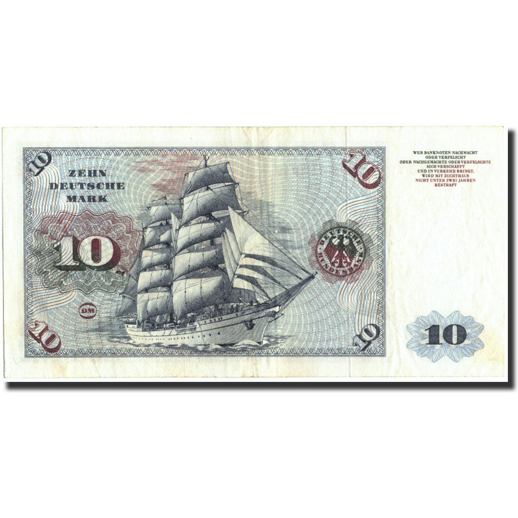 Banknote, GERMANY - FEDERAL REPUBLIC, 10 Deutsche Mark, 1960, 1960-01-02