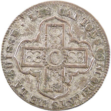 SWISS CANTONS, Batzen-10 Rappen, 1830, KM #20, AU(55-58), Billon, 2.70