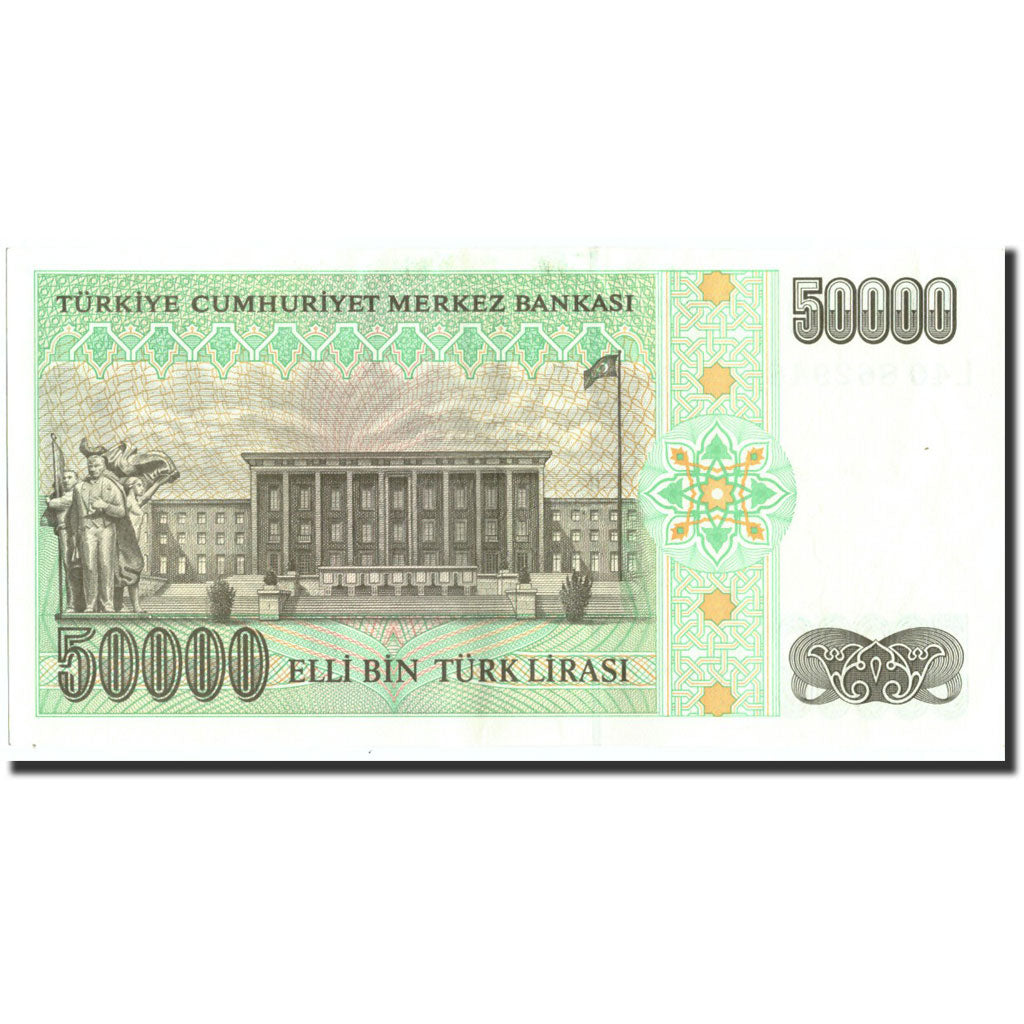 Billet, Turquie, 50,000 Lira, 1970, 1970-10-14, KM:204, TTB+