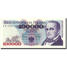 Poland, 100,000 Zlotych, 1993, 1993-11-16, KM:160a, AU(55-58)