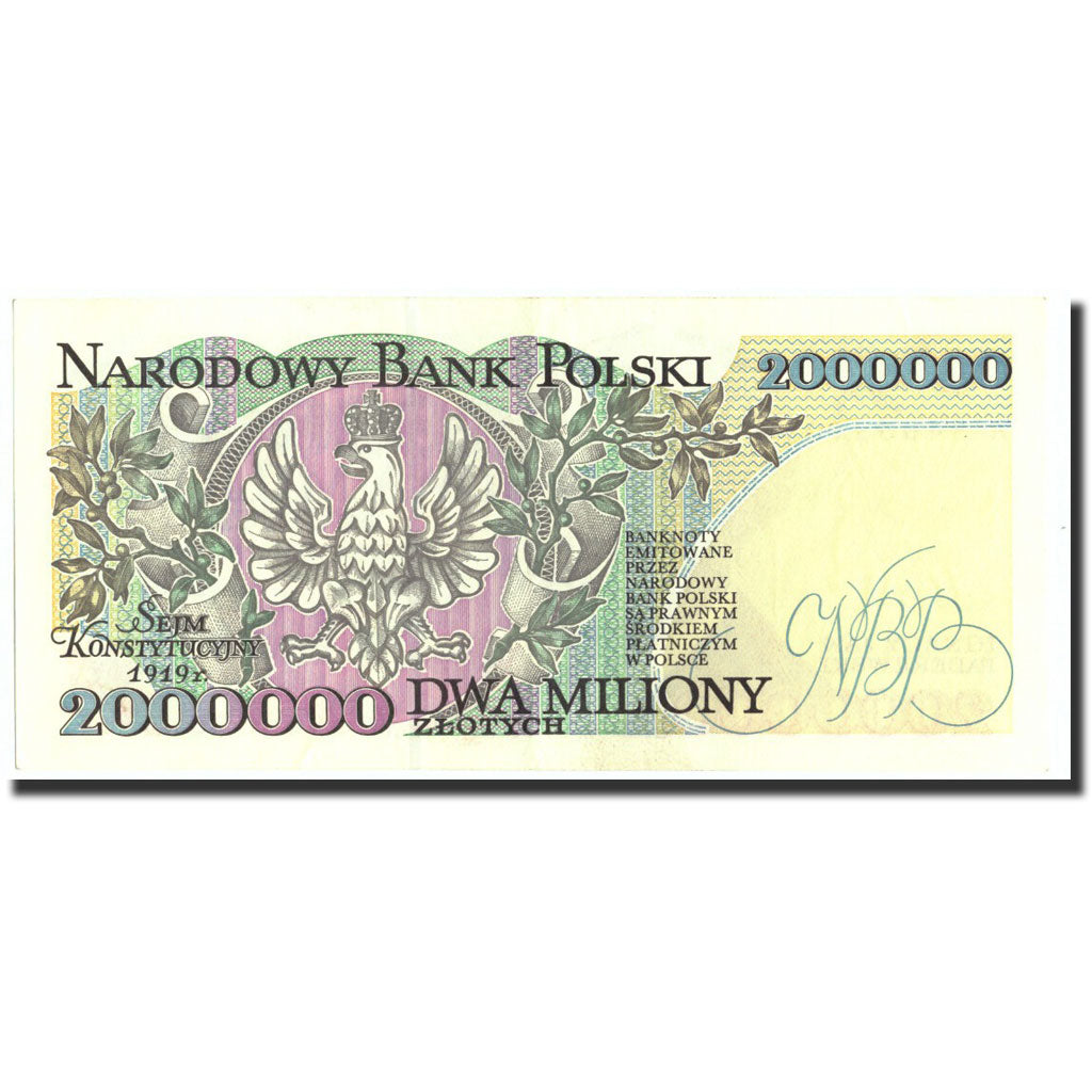 Billet, Pologne, 2,000,000 Zlotych, 1993, 1993-11-16, KM:163a, SPL
