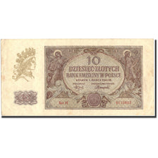 Poland, 10 Zlotych, 1940, 1940-03-01, KM:94, EF(40-45)