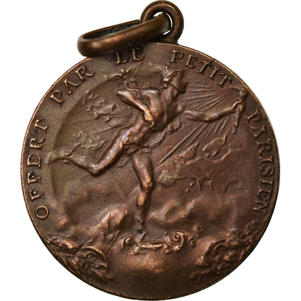 France, Medal, Art Nouveau, Le Petit Parisien, AU(55-58), Bronze