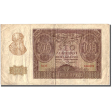 Banknote, Poland, 100 Zlotych, 1940, 1940-03-01, KM:97, VF(20-25)