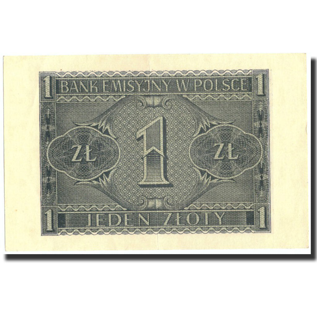 Banknote, Poland, 1 Zloty, 1941, 1941-08-01, KM:99, UNC(60-62)
